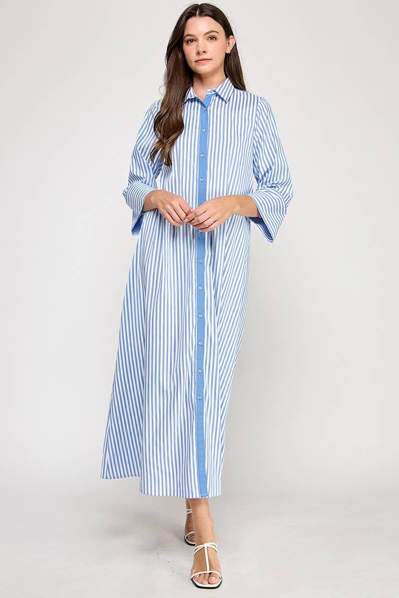 Striped Maxi Dress
