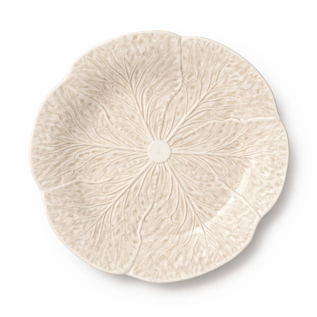 Le Jardin 9 in White Cabbage 3-D Salad Plate