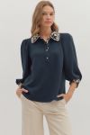 Entro Navy Top