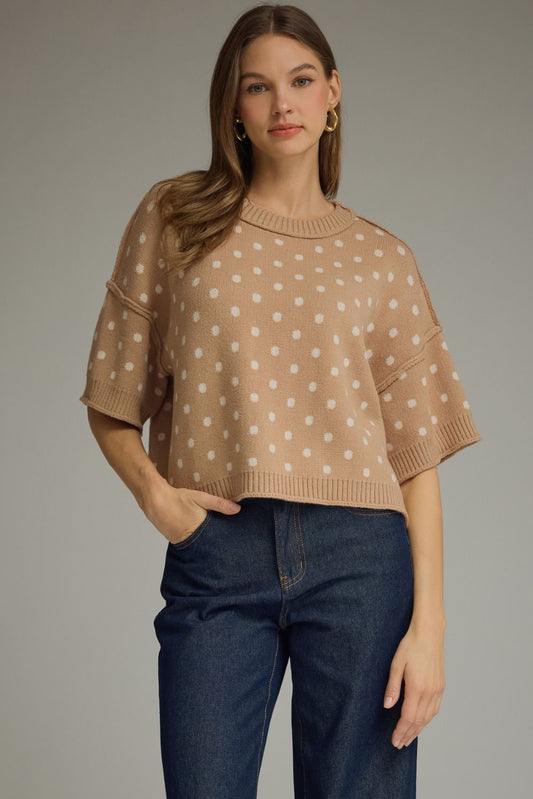 Maggie's Polka Dot Sweater