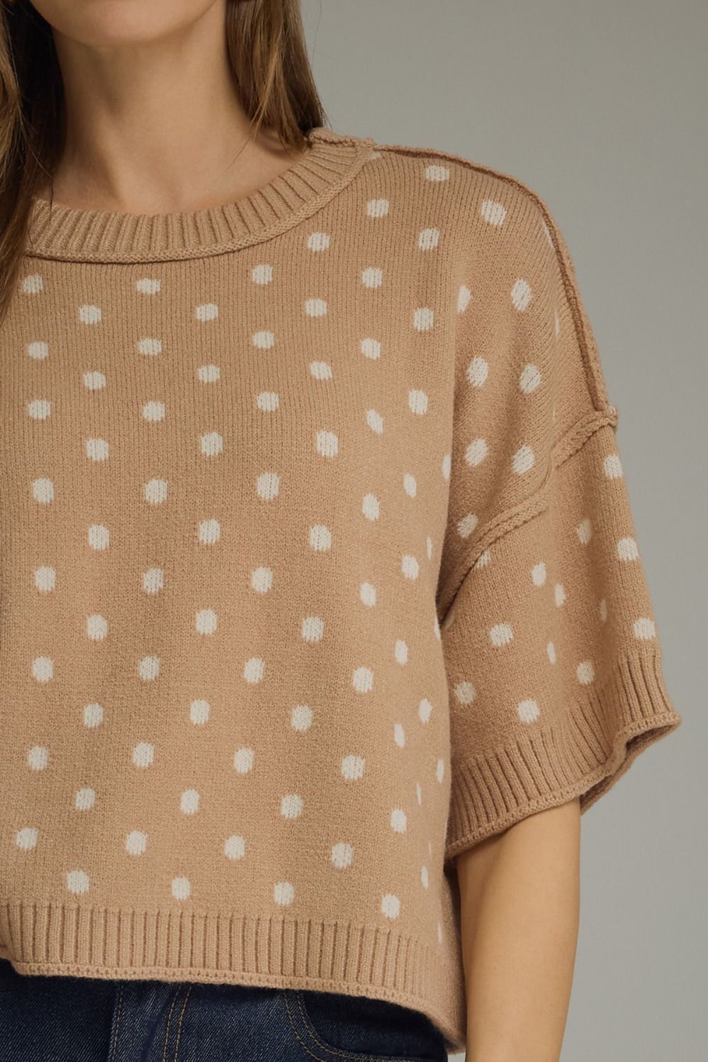 Maggie's Polka Dot Sweater