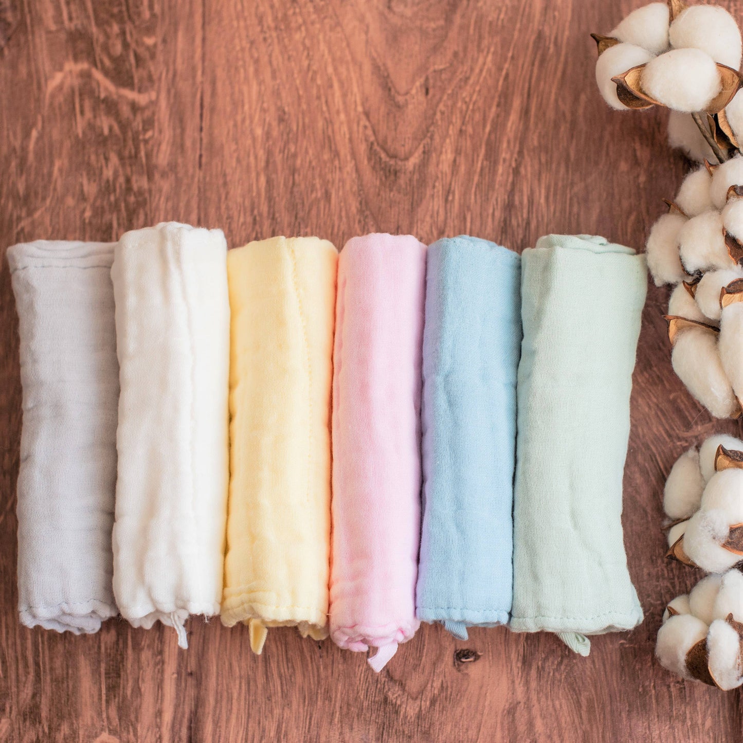 Splish Splash - Baby Washcloth 6 Pack