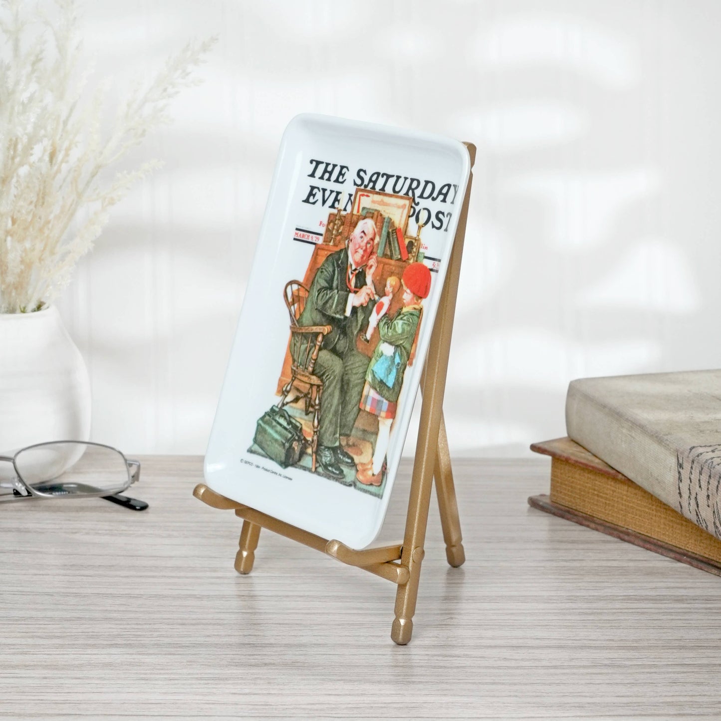 Bard's Satin Metal Easel Small