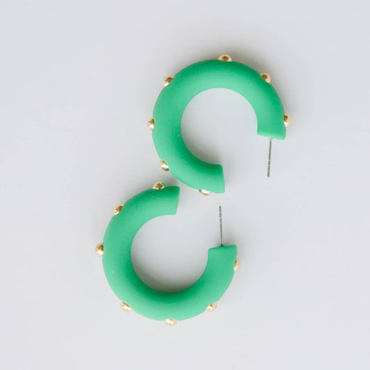 Earrings Candace Medium Pine