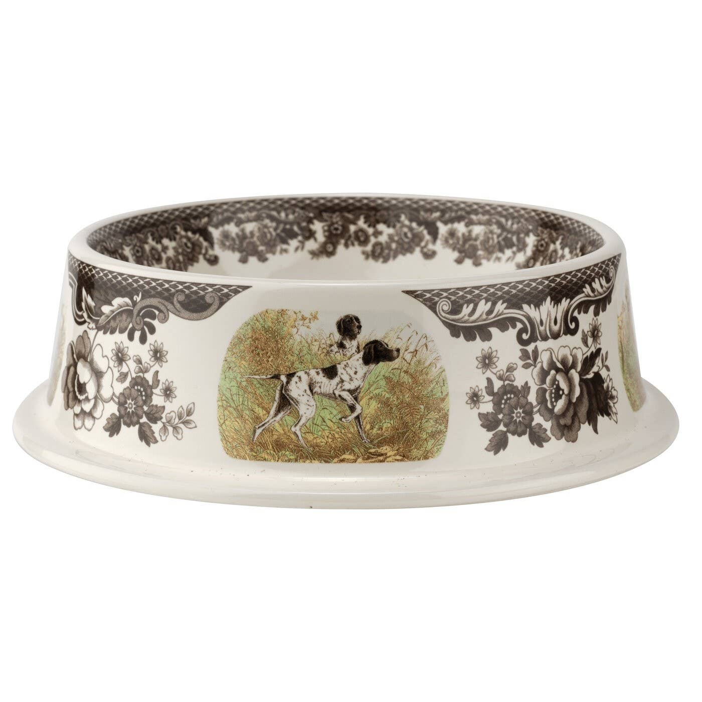 Spode Woodland 8.5 Inch Pet Bowl Assorted Dogs