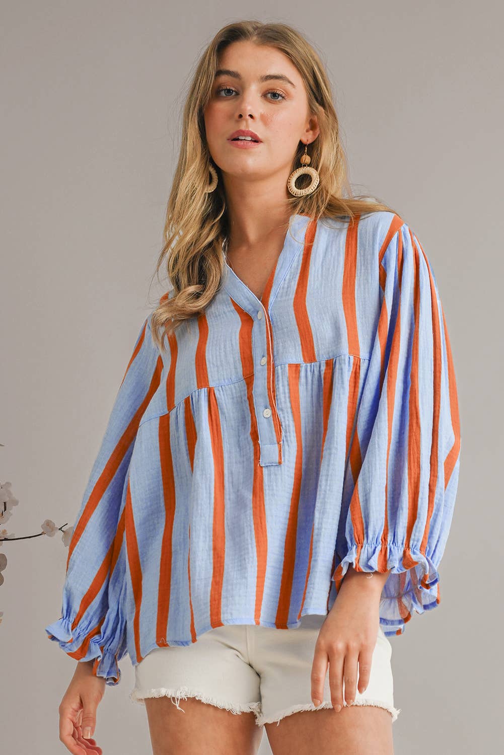 Blue Button Down