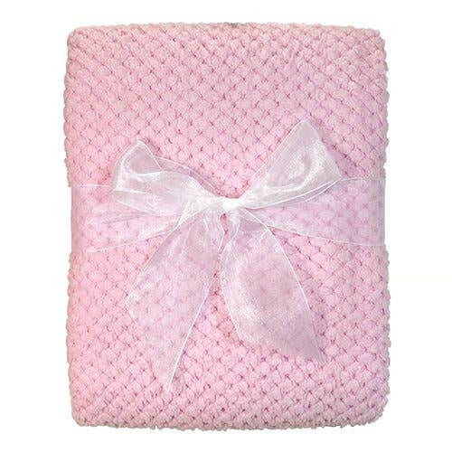 Pink Fleece Baby Blanket