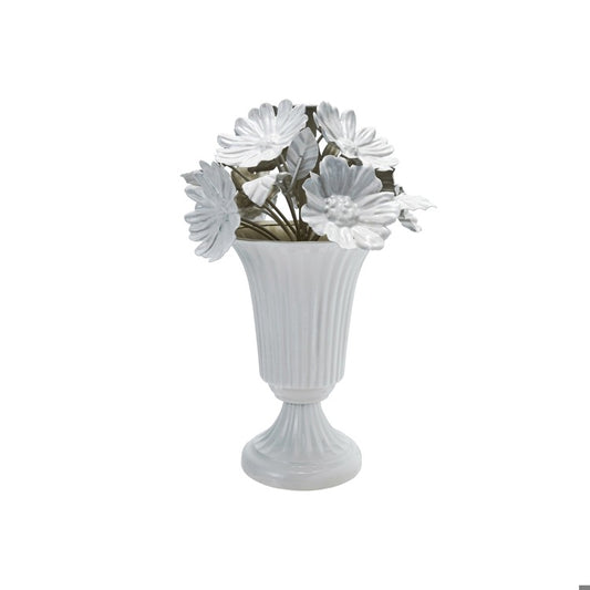 10"Rd Metal Floral Decoration