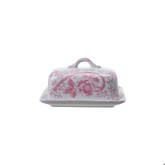 6-3/4"L Stoneware Butter Dish