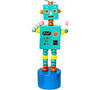 Green Robot Push Puppet