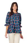 Pierce Flounce Top
