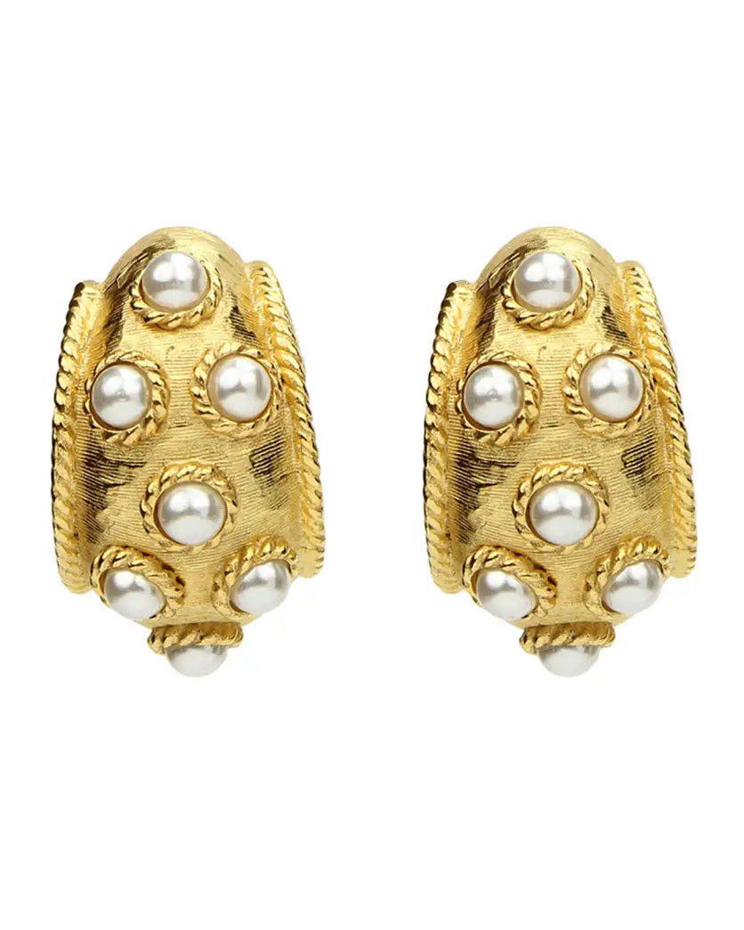 Thick Pearly Earrings