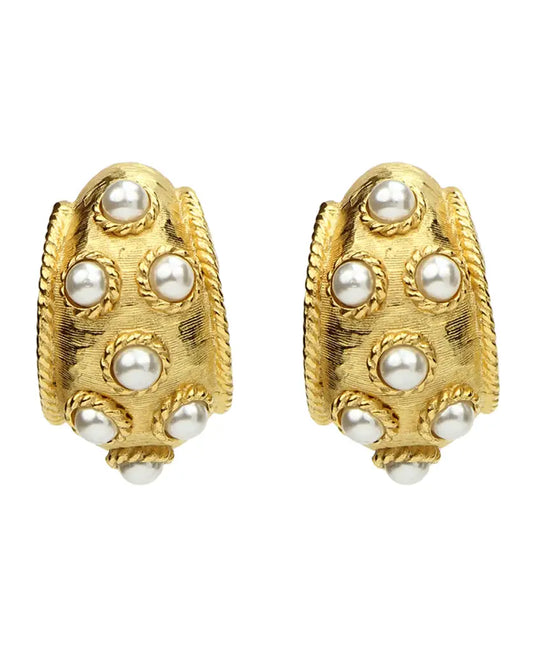 Thick Pearly Earrings