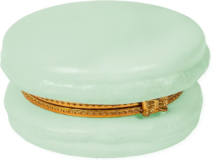 Two's Company Macaron Ceramic Limoge Style Trinket Boxes