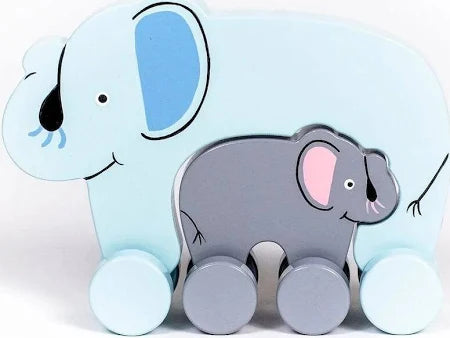 Big + Little Roly Poly Push Toy: Elephant